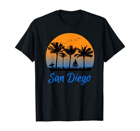 San Diego Shirt California Travel Surfing T T Shirt