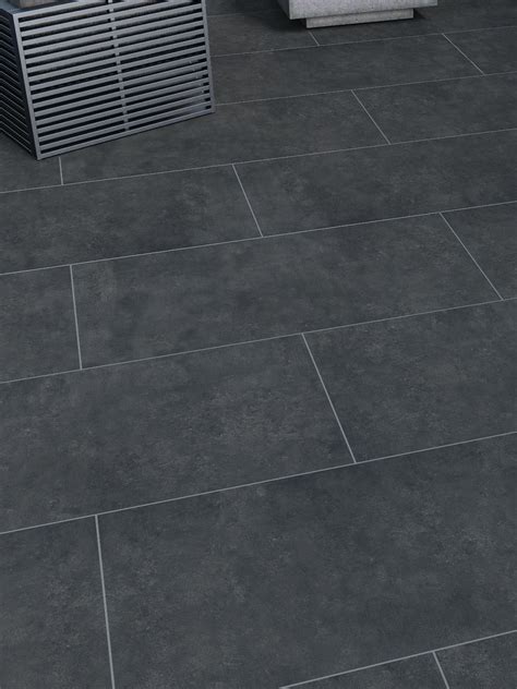 Earth Anthracite Virtue Vitrified Porcelain Paving Slabs 1200x600 Pack