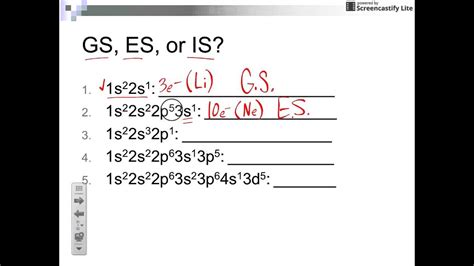 Chemistry electron configuration electron configuration. Ground State, Excited State, or Impossible Electron ...