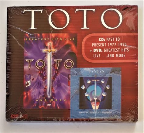 Toto Past To Present 1977 1990 Cddvd Card Slip Case Brand New