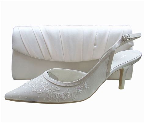 Ivory Sling Back Ladies Bridal Shoes By Menbur®
