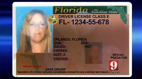 Woman Drivers License Mistakenly Idd Me As Sex Offender