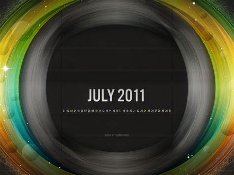 July 2011 Calendar Wallpaper Second Series 03 Preview