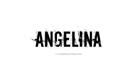 Angelina Name Tattoo Designs Tattoo Designs Tattoos Name Tattoos