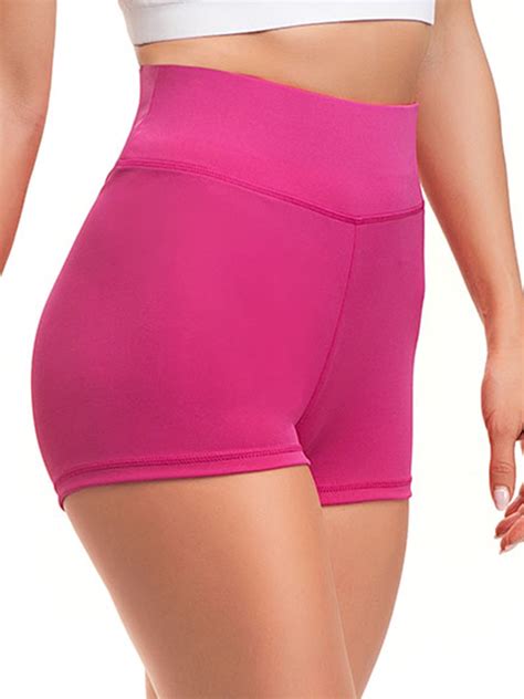 Womens Biker Shorts High Waist Active Gym Workout Yoga Short Leggings Sexy Stretch Ruched Hot