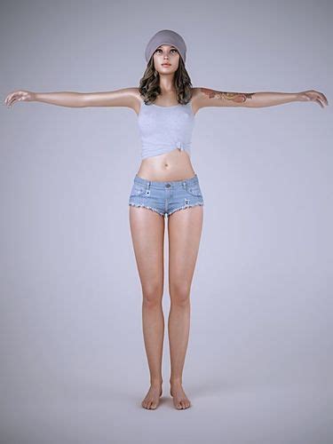 Rigged Sexy Woman 3d Cgtrader