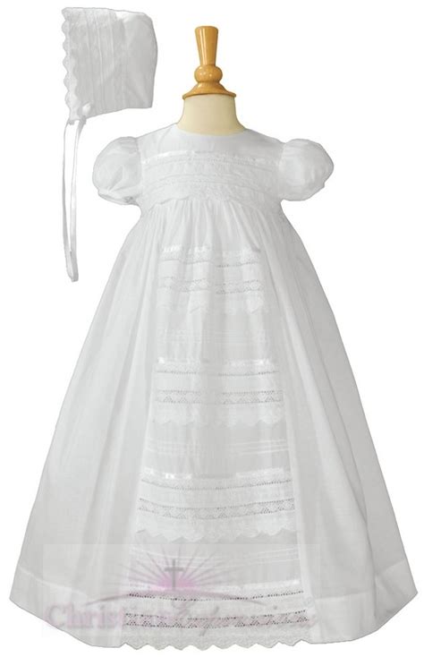 Cotton Lace Christening Gowns For Baby Girls Lace Christening Gowns
