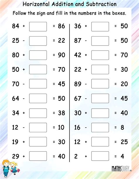 Math For 2nd Graders Worksheets Printable
