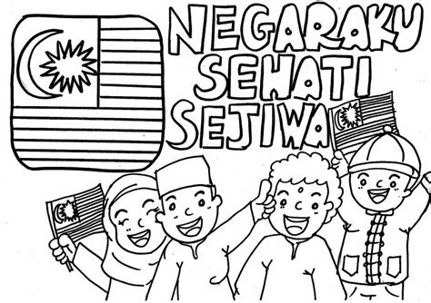 See more of gambar mewarnai untuk anak on facebook. Gambar Mewarna Hari Kemerdekaan 2018 - Koleksi Gambar HD