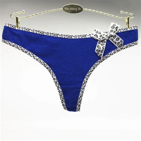 Soft Sexy Cotton Briefs Lingerie Comfort Underpants Underwear Womens Thong G String Women