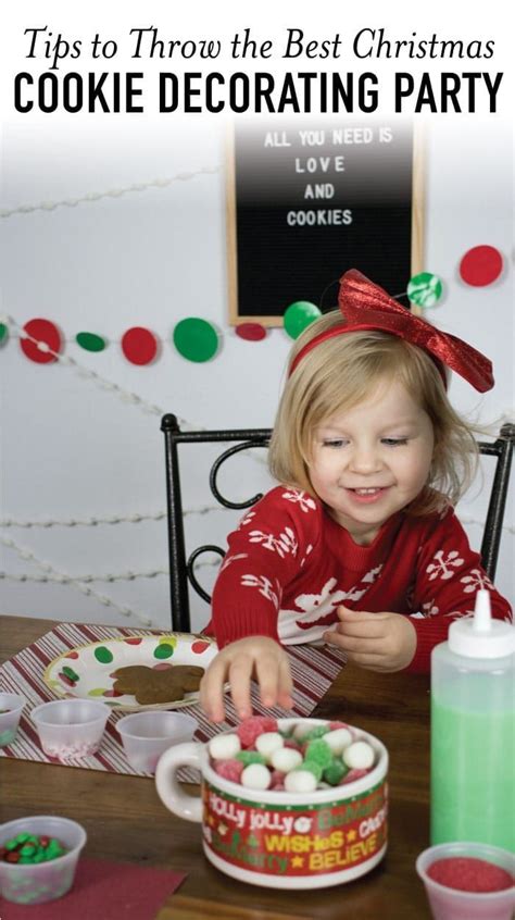 How To Throw The Best Christmas Cookie Decorating Party Cookie