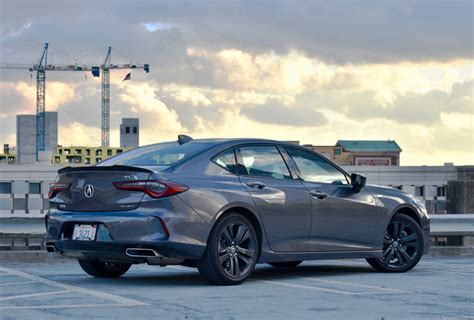 2021 Acura Tlx A Spec Sh Awd Review Cyborg Sport Sedan Digital Trends