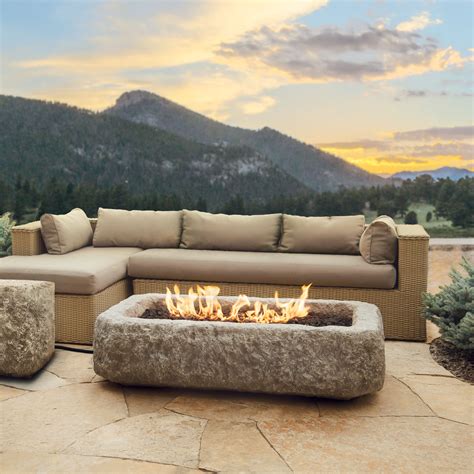 You can buy as per your comfort. Real Flame Limestone Propane Fire Pit & Reviews | Wayfair