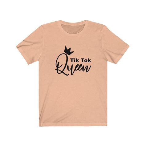 Tik Tok Queen T Shirt Funny T Shirts Millennial Shirts Tik Tok Lover