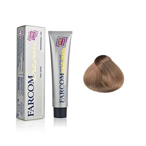 Μόνιμη Βαφή Μαλλιών Farcom Colour Cream Ξανθό Ανοιχτό Νο 8 60ml