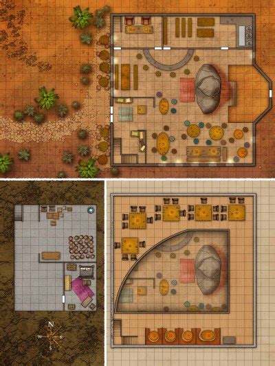 A Whole Bunch Of Tavern Maps I Did For “pathfinder Tumbex