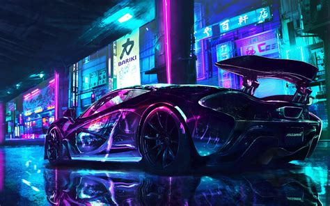 We have 89+ background pictures for you! Cyberpunk 4K Wallpaper, McLaren, Supercars, Neon art, Cars ...