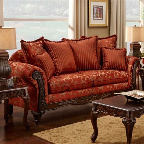 All our sofas come in a range of lovely floral fabrics. Chelsea Home Cecelia Upholstered Sofa - Sofas & Loveseats ...