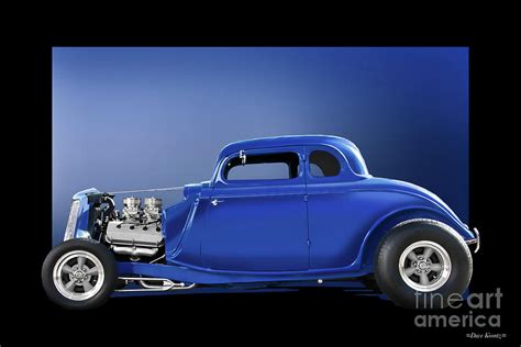 1934 Ford Hiboy Blues Coupe Photograph By Dave Koontz Fine Art America