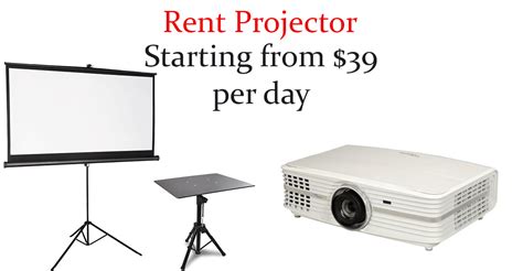 Projector Rental 10 Per Day Rent Projector Long Beach
