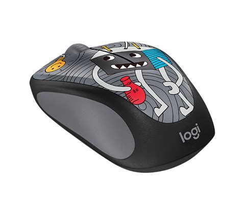 Logitech M325c Wireless Mouse For Doodle Collection Fun Compact Mouse