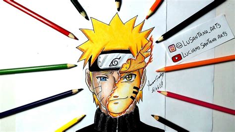 Como Desenhar O Naruto Passo A Passo Como Dibujar A Naruto Youtube