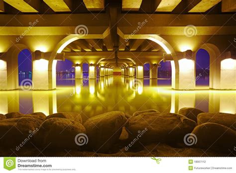 Night Scene Of Lihu Bridge Stock Photography Image 18567112 Image
