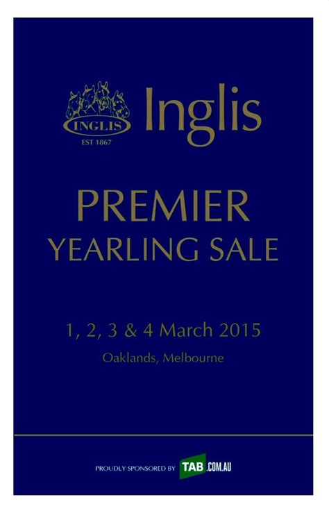 Dynamic Buy 5 Top Yearlings As Inglis Melbourne Premier Sale Claimed As The Best Ever
