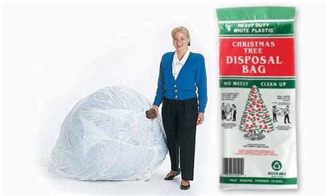 Christmas Tree Large Disposal Bag Groupon