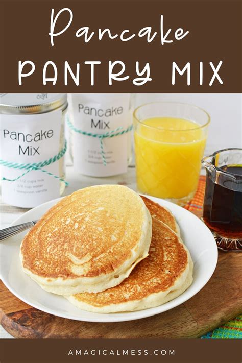 How To Make Basic Pancake Mix Recipe Homemade Food Ts Homemade