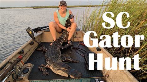 South Carolina Alligator Hunt Kaitlins First Gator Youtube