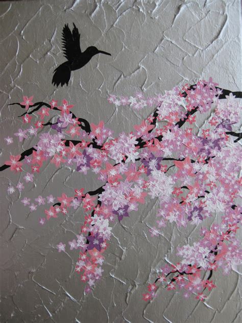 Cherry Blossom Painting Cherry Blossom Art Japanese Art