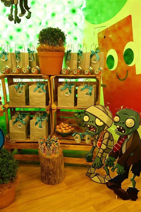 Zombies Party Plants Vs Zombies Birthday Party Zombie Birthday