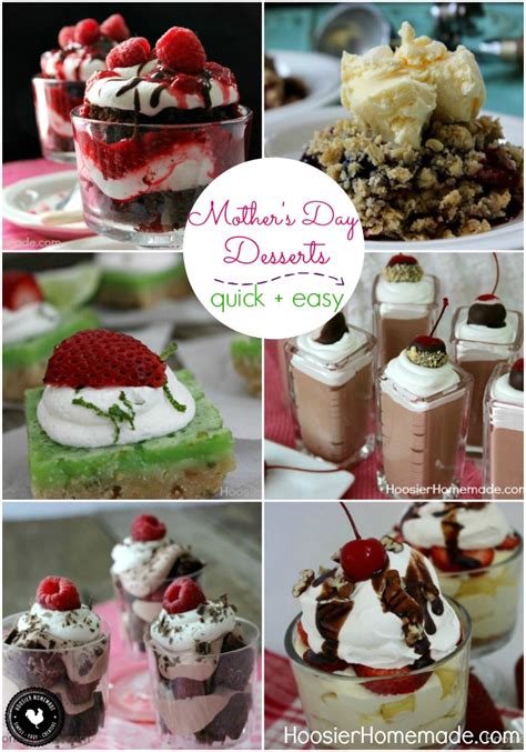 Mothers Day Desserts Hoosier Homemade