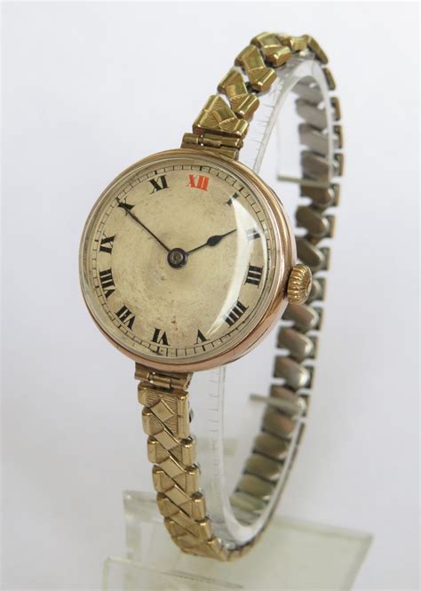Ladies Antique Rose Gold Rolex Wrist Watch 1915 581765