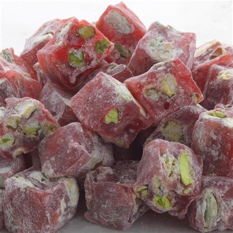 Double Roasted Turkish Delight With Pistachio Pomegranate Flavored Eximany