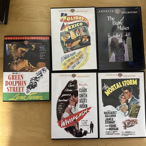 Lot 25 Warner Bros Archive Collection Dvds Classic Movies Many Rare