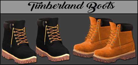 Sims 4 Ccs The Best Timberland Boots In 45 Colors By Lumysims