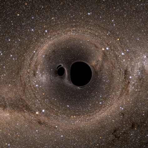 Justspace What Two Black Holes Hitting Each Other Looks Like Js