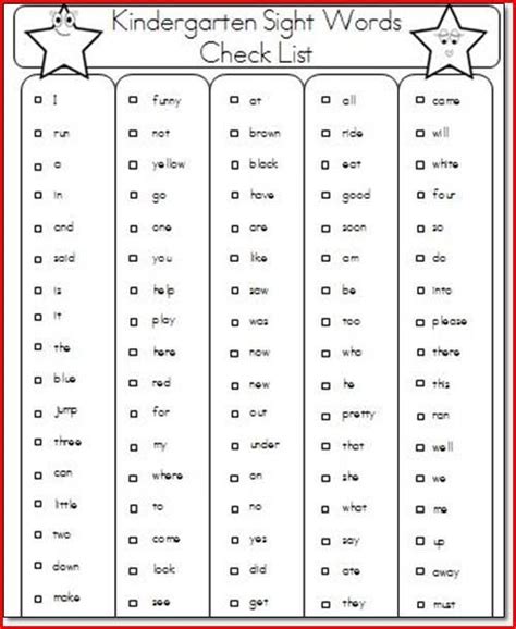 8th Grade Sight Words List Dolch Sight Word List For 5th Grade 1st