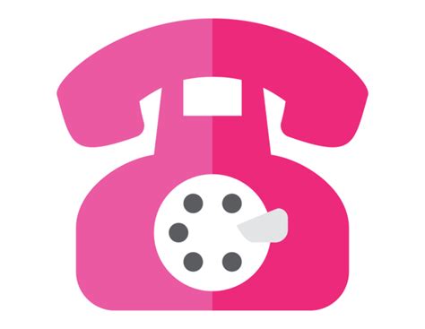 Download High Quality Telephone Clipart Pink Transparent Png Images