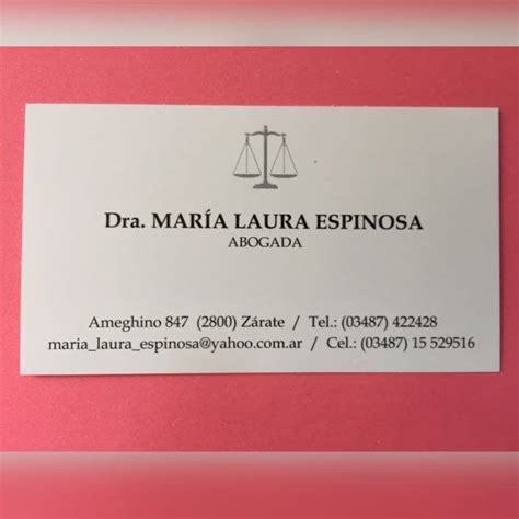 Estudio Jurídico Dra Maria Laura Espinosa Zárate