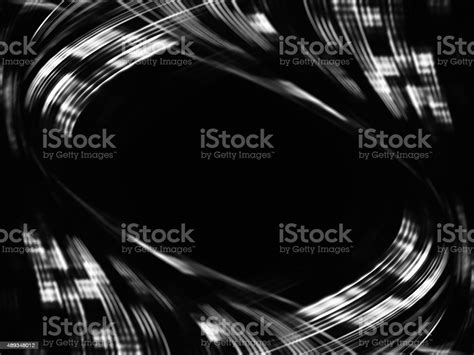 Abstract White Lines On Black Background Stock Photo Download Image