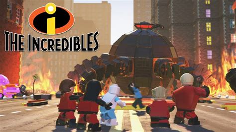 Lego The Incredibles All Boss Fights And Ending Secret Ending Youtube