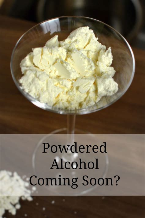 Coming Soon Powdered Alcohol A Bar Above Mixology Alcohol