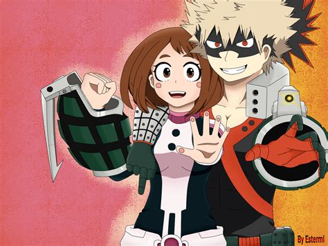 Mha Bakugou X Uraraka