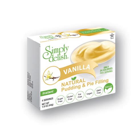 Simply Delish Vanilla Pudding Mix 48g Vegan Supply