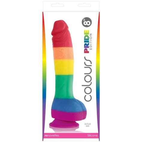 Colours Pride Edition 8 Dong With Suction Cup Sex Toys At Adult Empire
