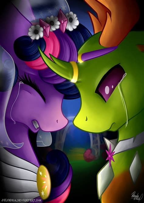 Celestia Announcing Thorax Sparkle The King Of Changelings Ruler Of Changeling Kingdom And