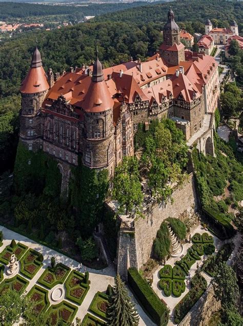 Książ Castle Is A Residential Complex In Wałbrzych Which Includes The